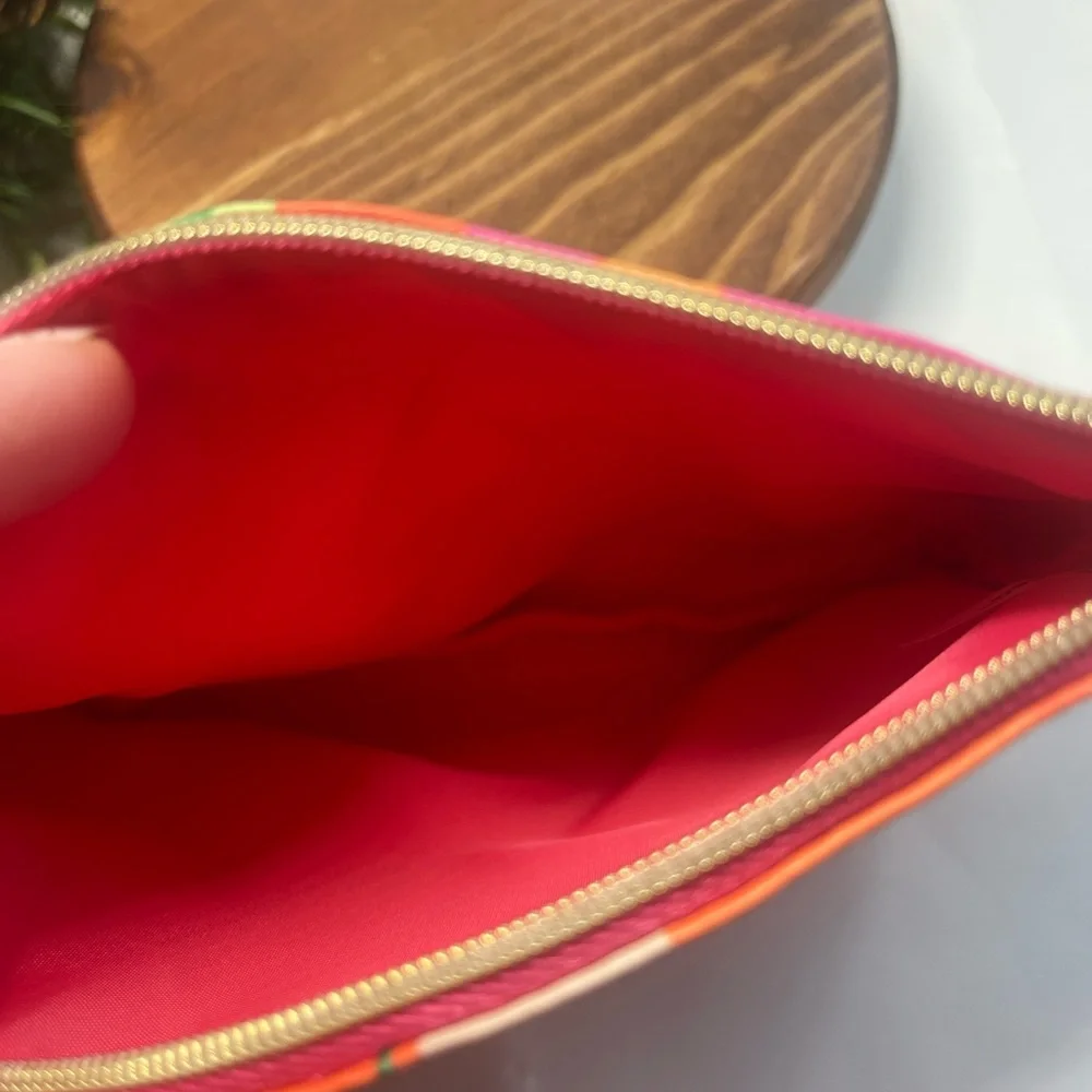 Ipsy May 2023 Blooming with Potential Abstract Floral Print Cosmetic Makeup Bag.